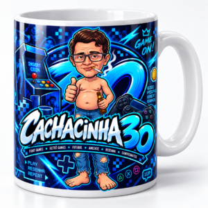 Caneca CACHACINHA30 Gamer – Fight Games & Retrô Games